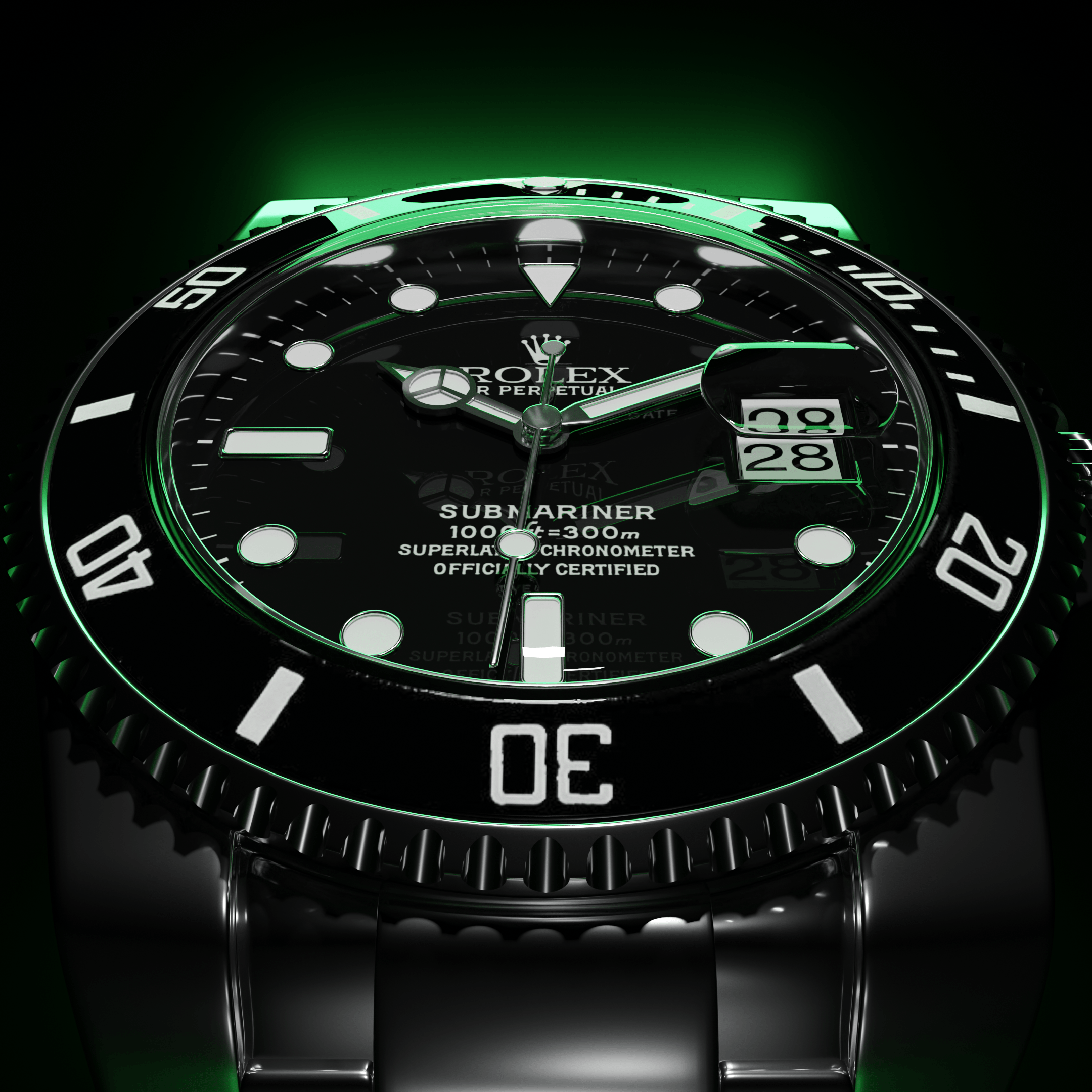 3d Model Of Rolex